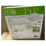Eti Ceiling Mounted Lighting 1 ft. x 1 ft. Drop-In White LED Troffer Ceiling Fix in good condition