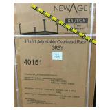 NewAge Products VersaRack 96 in. L x 48 in. W x 42 in. H Adjustable Ceiling Storage Rack in Gray QTY 2 not used