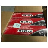 Honeywell 16 in. x 25 in. x 4 in. FPR 10 Air Cleaner Filter not used