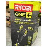 RYOBI ONE+ 18-Volt Lithium-Ion Cordless String Trimmer/Edger and Jet Fan Blower Combo Kit - 4.0 Ah Battery/Charger Included in good condition