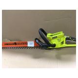 RYOBI 24 in. 40-Volt Lithium-Ion Cordless Hedge Trimmer - Battery and Charger Not Included not used