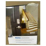 Schlage Camelot Satin Nickel Electronic Door Lock Deadbolt with Accent Door Lever in good condition
