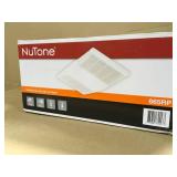 NuTone 70 CFM Ceiling Bathroom Exhaust Fan with Light and 1300-Watt Heater in good condition