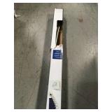 Glacier Bay Rustproof 72 in. Adjustable Tension Mount Curved Shower Rod in Brushed Nickel in good condition