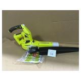 Ryobi P2107A ONE+ 150 MPH 200 CFM 18-Volt Lithium-Ion Hybrid Leaf Blower/Sweeper in good condition