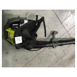 RYOBI 175 MPH 760 CFM 38cc Gas Backpack Leaf Blower in good condition