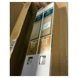 Lot of 3 White Cordless 1 in. Vinyl Mini Blind - 27 in. W x 72 in. L New