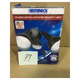 Brinks 7166BZ-1 LGT Flood 240 Motion Sensor Bronze with Cord Light by BRINKS in good condition