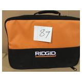 RIDGID 18-Volt Lithium-Ion Cordless 2-Speed 1/2 in. Compact Drill/Driver Kit with (2) 1.5 Ah Batteries, Charger, and Tool Bag in good condition