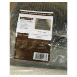 Ottomanson Softy Collection Gray 9 in. x 26 in. Rubber Back Stair Tread Cover (Set of 7) not used