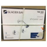 Glacier Bay 2-Handle 1-Spray Shower Faucet in Chrome Model 766 585 in good condition