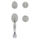 Defiant Wilmington Single Cylinder Stainless Steel Door Handleset with Tulip Knob in good condition