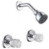 Glacier Bay 2-Handle 1-Spray Shower Faucet in Chrome Model 766 585 in good condition