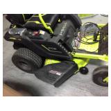 RYOBI 42 in. 75 Ah Battery Electric Zero Turn Riding Mower in good working conditions