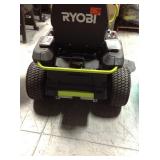 RYOBI 42 in. 75 Ah Battery Electric Zero Turn Riding Mower in good working conditions