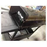 Dyna-Glo 5-Burner Open Cart LP Gas Grill in Stainless Steel and Black with Side Burner used whit damage and missing some parts