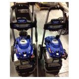 Lot of 2 Subaru 3,100-PSI 2.4-GPM  Electric Start Gas Pressure Washer for parts or  repair