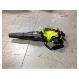 RYOBI 160 MPH 520 CFM 25cc Gas Jet Fan Blower in working  conditions