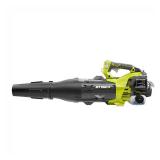 RYOBI 160 MPH 520 CFM 25cc Gas Jet Fan Blower in working  conditions