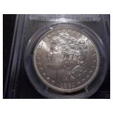 1884 O Morgan Silver Dollar