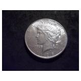 1928 S Silver Peace Dollar