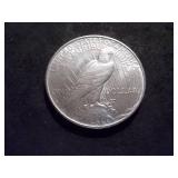 1934 D Double Die Silver Peace Dollar