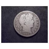 1902 S Barber Half Dollar