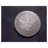 1902 S Barber Half Dollar