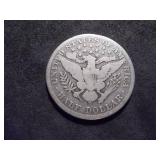1908 D Barber Half Dollar