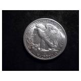 1942 D Walker Half Dollar