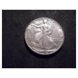 1947 D Walker Half Dollar