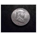 1951 S Franklin Half Dollar