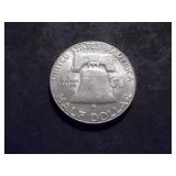1951 S Franklin Half Dollar