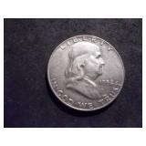 1952 D Franklin Half Dollar