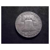1953 D Franklin Half Dollar