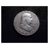 1953 S Franklin Half Dollar