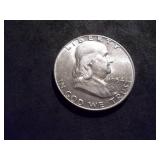 1954 D Franklin Half Dollar