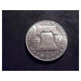 1954 D Franklin Half Dollar