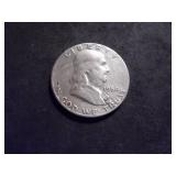 1954 S Franklin Half Dollar