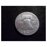 1954 S Franklin Half Dollar