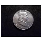 1955 Franklin Silver Half Dollar