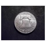 1955 Franklin Silver Half Dollar