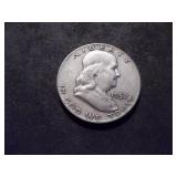 1957 D Franklin Half Dollar