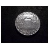 1959 D Franklin Half Dollar
