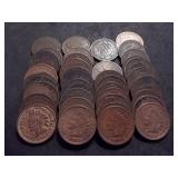 41 Indian Head Cents 1880