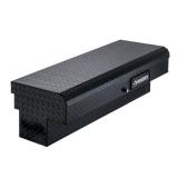 Husky 46.8 in. x 15.7 in. x 13.3 in. Matte Black Aluminum Low Side Truck Box