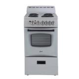 Avanti 20 in. 2.1 cu. ft. Electric Range in White