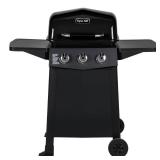 Dyna-Glo 3-Burner Open Cart Propane Gas Grill in Black