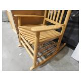Hampton Bay Natural Wood Rocking Chair
