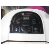 Prospera Pure Calf and Foot Spa with Shiatsu Rolling Massage, Heat, Jets, Bubbles, Digital Time, Temperature Control LED Display
